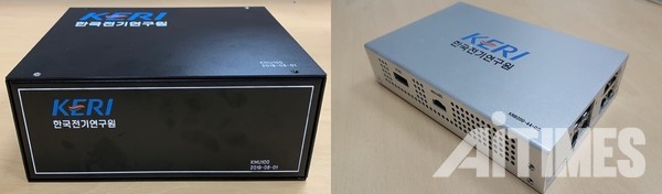 ▲KERI 디지털 통합 데이터 생성장치(왼쪽), KERI 고신뢰 네트워크 장치(오른쪽) (사진=KERI 제공) ©AI타임스