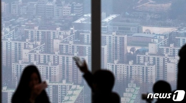 1일 송파구 일대의 아파트 단지. (사진 제공=뉴스1) ©AI타임스