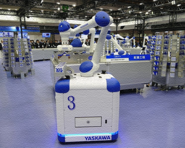 ▲도쿄에서 열린 국제로봇전 시연 모습 ©AI타임스