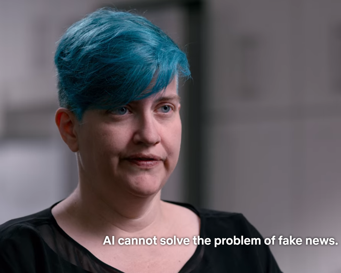 도큐멘터리 영화 '소셜 딜레마'에서 기술의 오용을 경고하는 오닐 박사(출처=영화 소셜 딜레마)