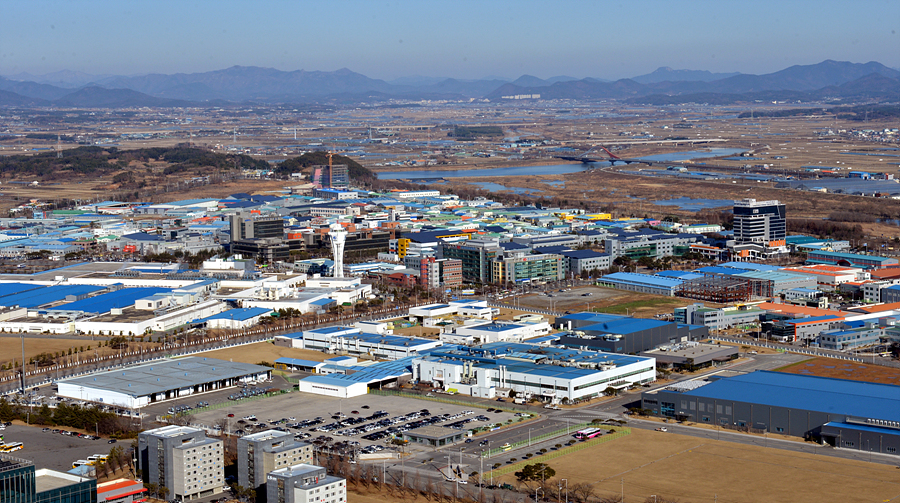 광주첨단산업단지 전경. (사진=한전 제공).