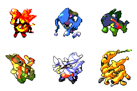 GPT-2와 레이필드 제작 알고리즘이 만든 포켓몬 이미지