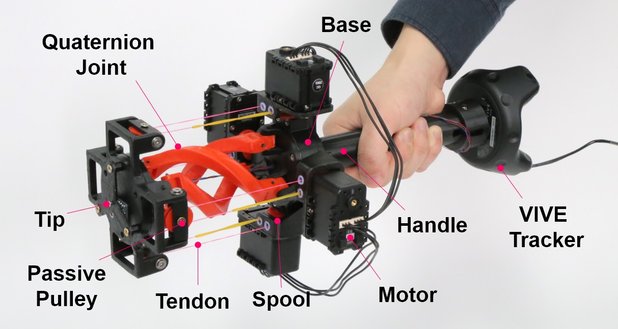 'ElaStick' 컨트롤러 이미지와 구조(사진=KAIST)