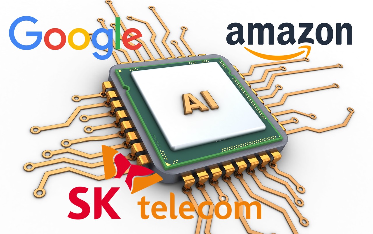 구글, 아마존에 이어 국내 비반도체 기업인 SKT도 AI칩을 만들어 주목받고 있다. (원본=셔터스톡)
