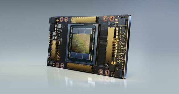 엔비디아 A100 GPU(사진=엔비디아)