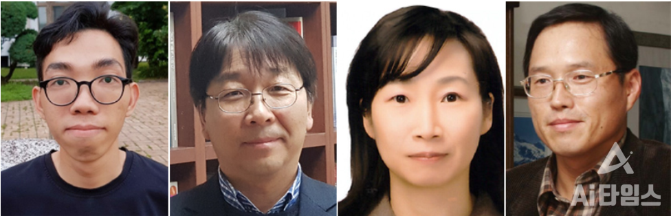 왼쪽부터 휜 반퉁 박사과정생, 김수형 교수, 양형정 교수, 이귀상 교수. (사진=전남대학교 제공).