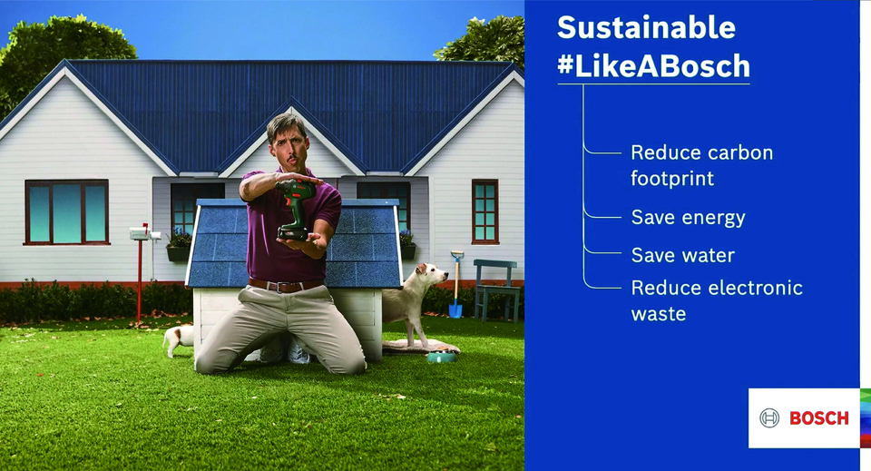 보쉬의 #LikeABosch 해시태그 캠페인. 