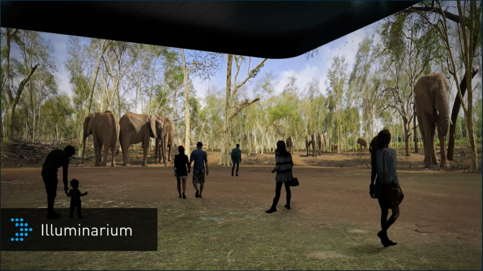 파나소닉이 12일(한국시간) CES2021에서 공개한 4K 버추얼 사파리. (캡처=박혜섭 기자). 