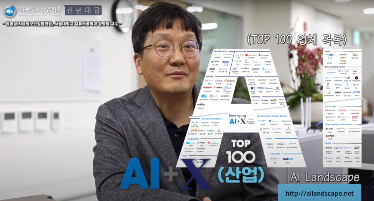 장홍성 AIIA 협회장 (사진=AIIA 유튜브 영상 캡쳐)