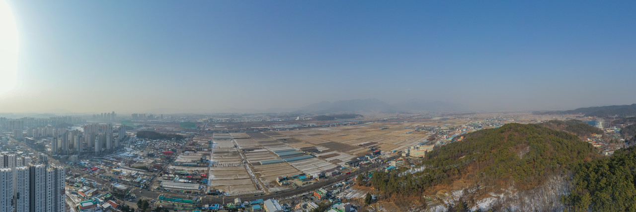 국토교통부 '드론 특별자유화 구역'으로 선정된 광주광역시 북구 오룡·월출동 일원. (사진=광주 북구 제공).