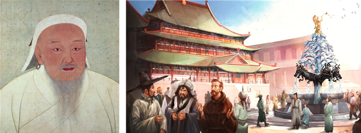 세계 최초로 징기스칸을 대상으로 인공지능 기반 디지털 휴먼을 만들어 몽골제국을 찾았던 당대 사람들과 만날 수 있게 된다. (사진=박진호 제공).