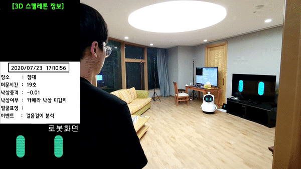 김문상 지스트 교수 연구팀의 AI 기반 보행 분석 시스템. (영상=지스트 제공).