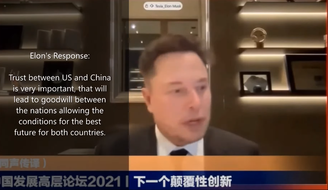 온라인 회의로 CDF에 참여한 일론 머스크 테슬라CEO(사진=테슬라 인텔리전트 UK 유튜브 영상 캡처)