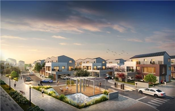 부산 스마트 빌리지 조감도. (사진=한국수자원공사 제공).