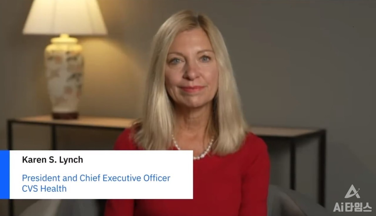 카렌 린치 CVS헬스 CEO는 "AI 전화 응대 서비스로 업무 효율과 고객 만족도를 높일 수 있었다"고 말했다.