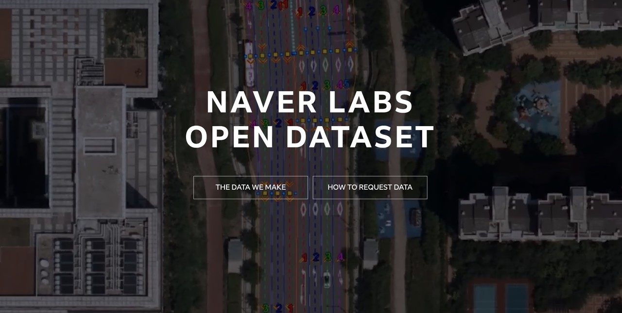 (사진=네이버랩스 오픈데이터셋 페이지 캡처)