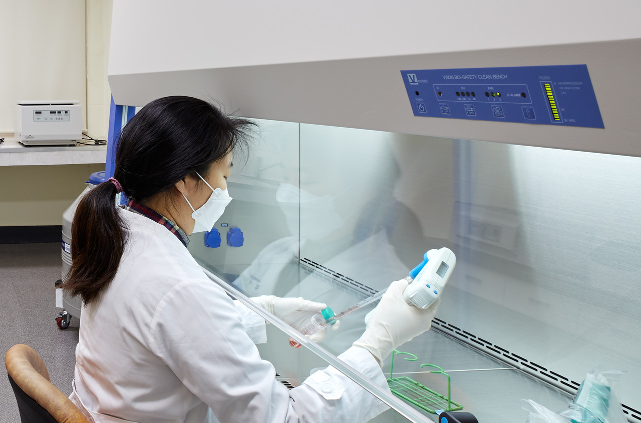 전남대학교병원 개방형실험실에서 진행된 4차 장비교육 모습. (사진=전남대학교병원 개방형실험실 제공).