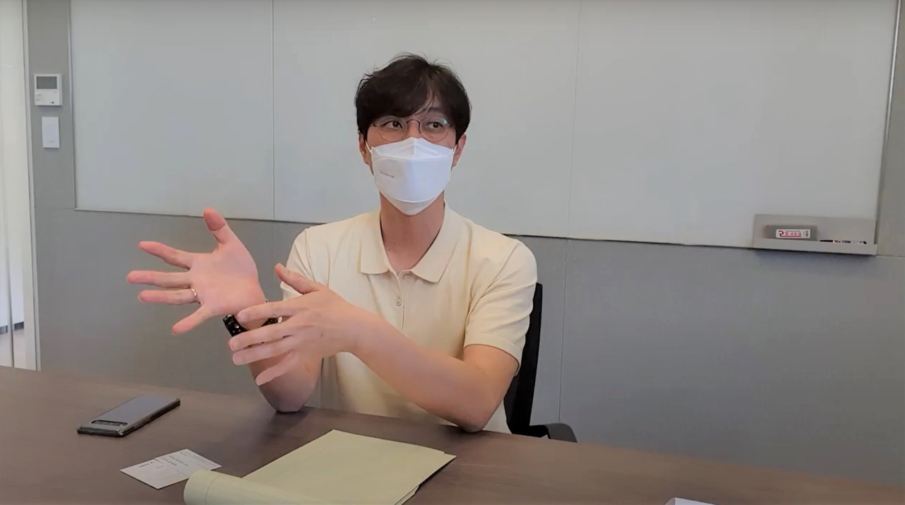 인터뷰 중인 황영규 대표(사진=박성은 기자)