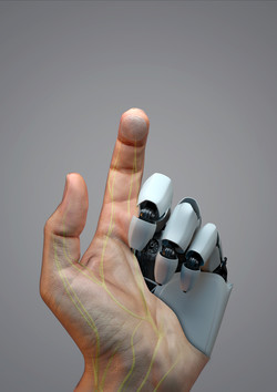 인공 신경 촉각 감지 시스템 활용 예시(사진=KAIST)