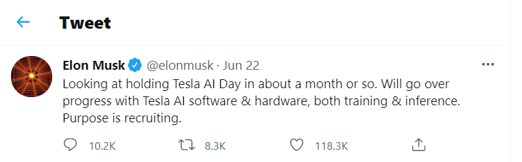 테슬라 CEO 일론 머스크 트위터(사진=트위터 캡쳐)