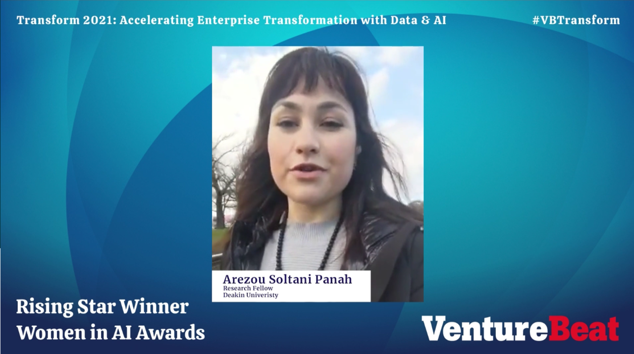 호주 출신의 아레조 솔타니 파나 연구원이 AI 업계 라이징 스타상을 수상했다. 파나 연구원은 자국 내에서 여성편향적 연구를 위해 머신러닝 솔루션을 개발한 인물이다. (캡처=박혜섭 기자). 