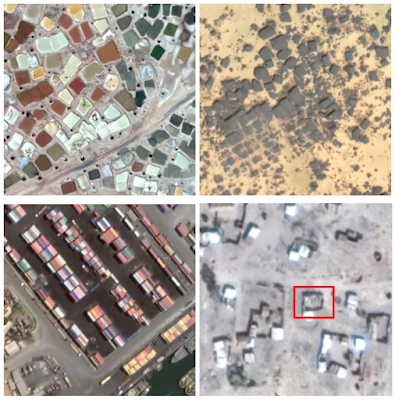 컴퓨터 비전기술을 사용해 건물 탐지 시 불분명한 위성 자료(사진=구글 인공지능 블로그)