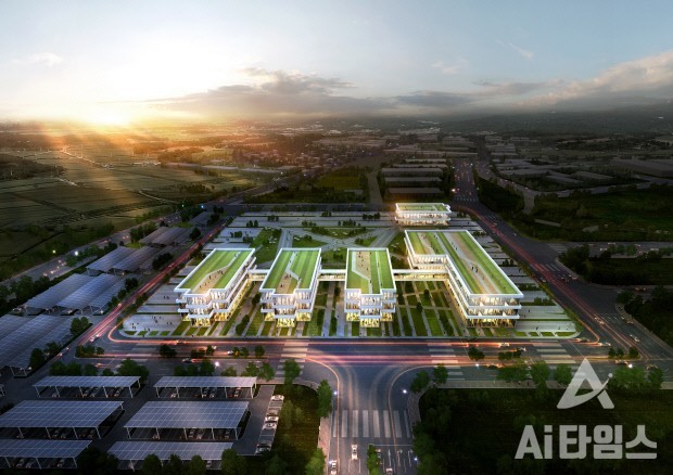 광주광역시가 조성하는 인공지능(AI) 산업융합 집적단지 조감도. (사진=광주광역시 제공).