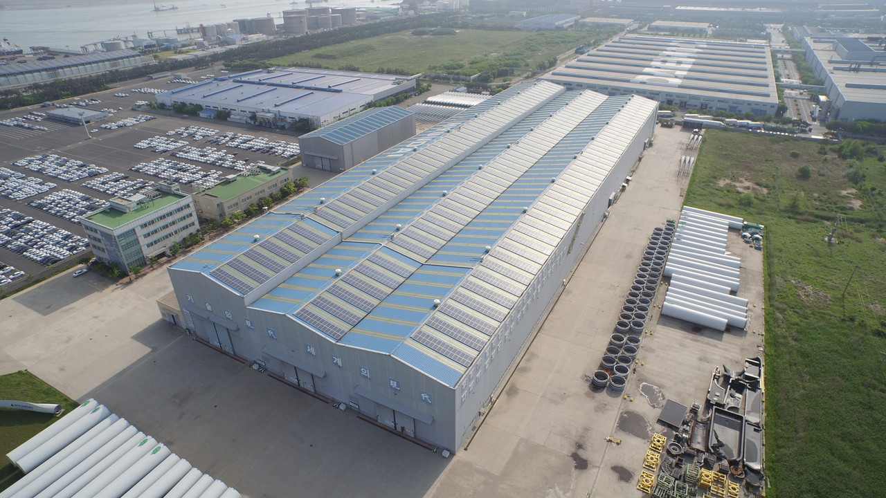 지역기업들이 산업단지 지붕 태양광 설치를 적극 추진하고 있다. (사진=파루 제공).