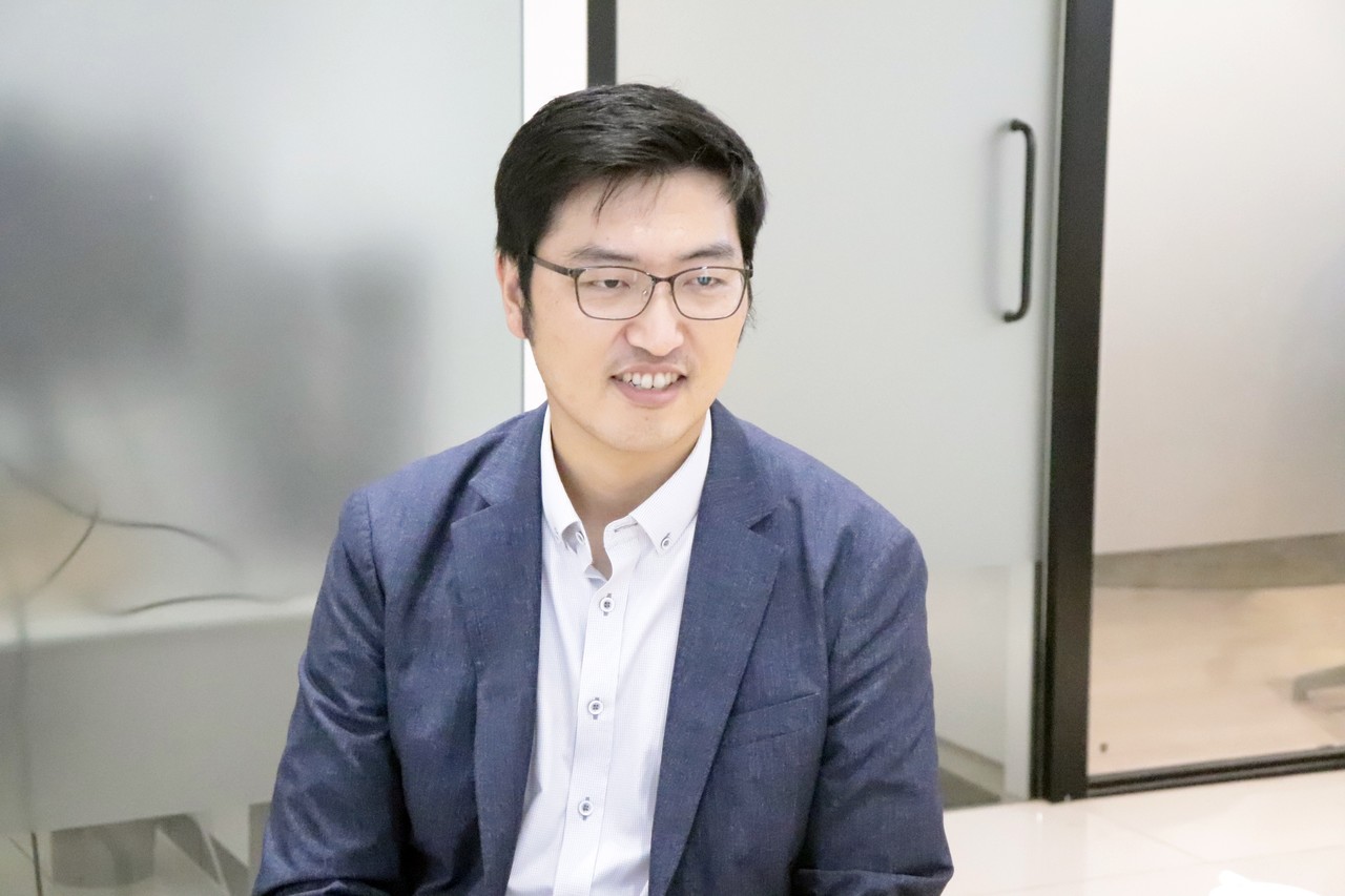 전태균 SIA 대표는 "AI 기반 위성 영상분석 기술로 토지구분, 작황 예측 등을 할 수 있는 모델을 연구하고 있다"고 밝혔다. (사진=이하나 기자)