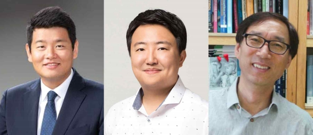 왼쪽부터 전해곤 교수(지스트), 임성훈 교수(디지스트), 권인소 교수(카이스트). (사진=지스트 제공).