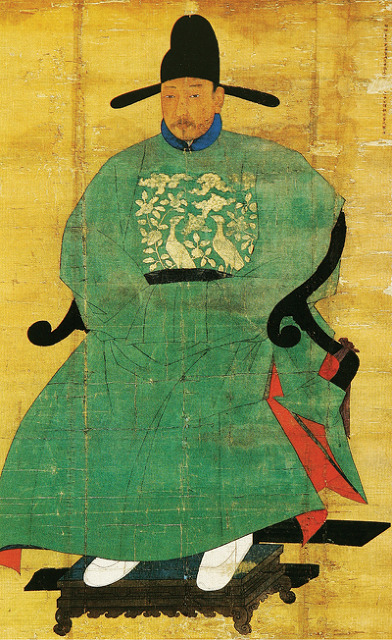 신숙주 영정. 나주 출신 신숙주는 세종대왕과 함께 훈민정음 창제와 보급에 기여한 인물이다. 