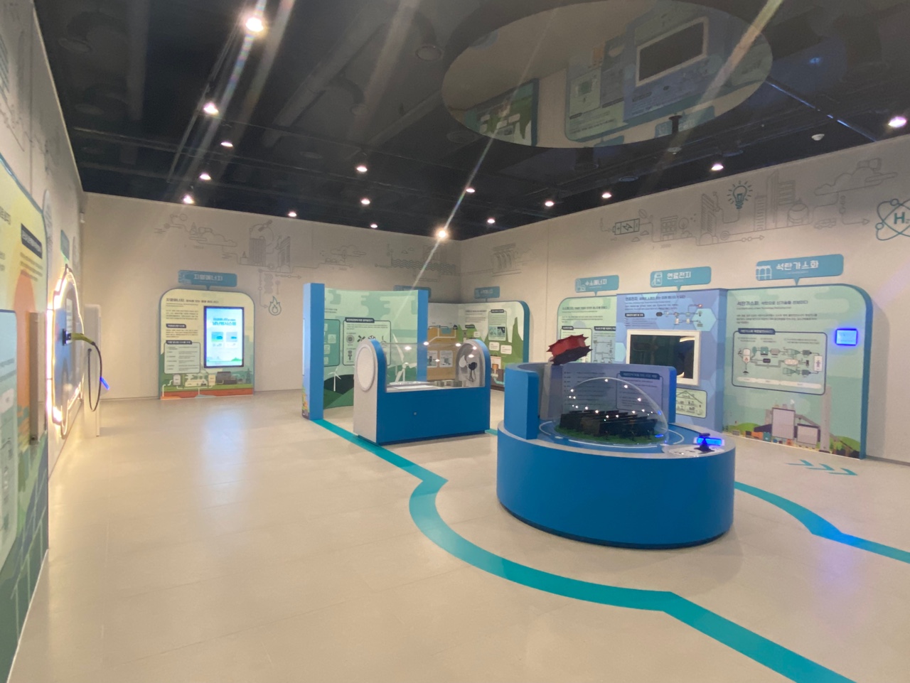 상무시민공원에 자리한 에너지파크 내부. (사진=박혜섭 기자).