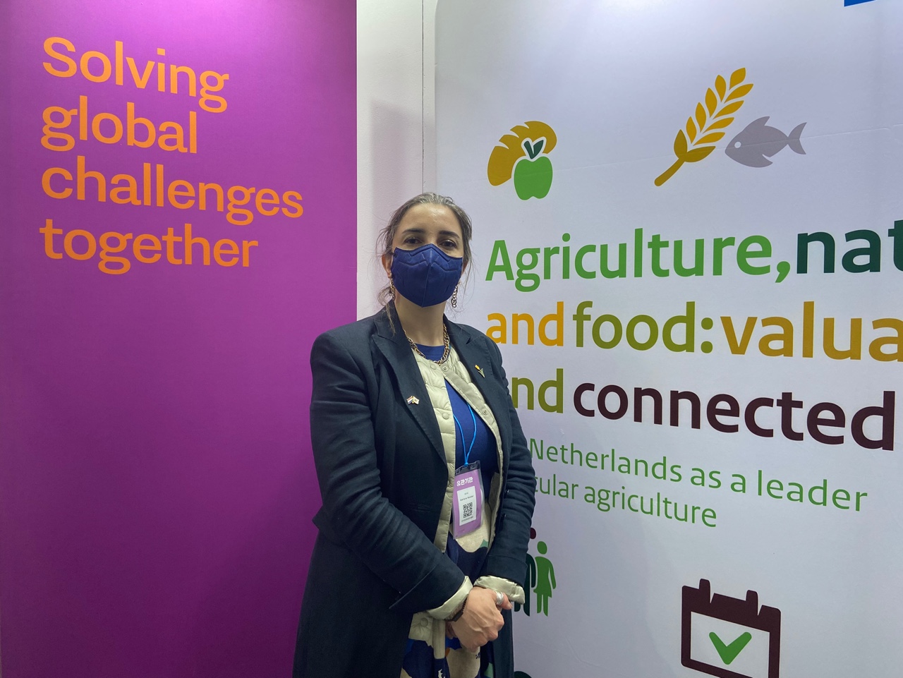 겔라레 나더르(Gelare Nadar) 주한네덜란드대사관 농무참사관. (사진=박혜섭 기자). 