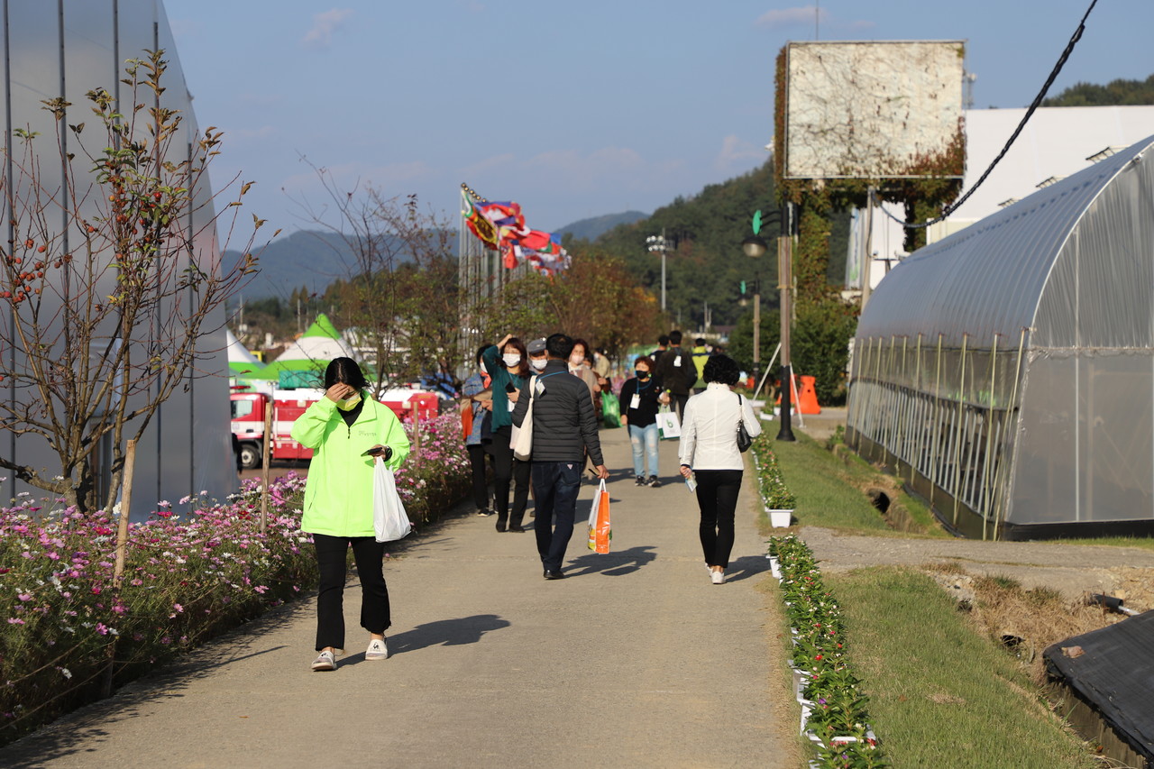 국제농업박람회를 찾은 인파 (사진=나호정 기자).