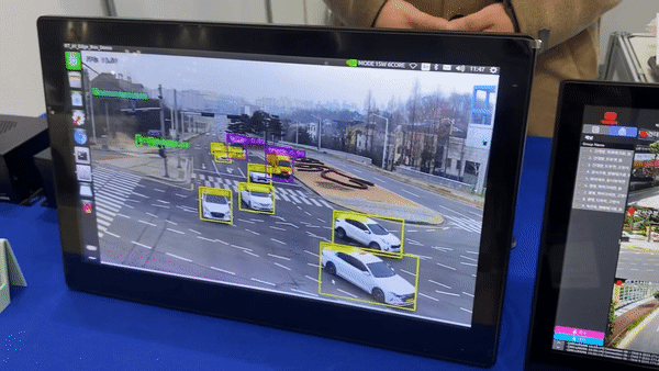 '알티솔루션' 스마트 무인교통 단속시스템. (영상=김미정 기자/편집=김미정 기자)