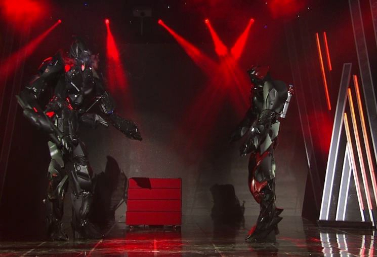 에스에프이음이 공개한 유인로봇 시연 장면. (사진=에스에프이음 홈페이지).