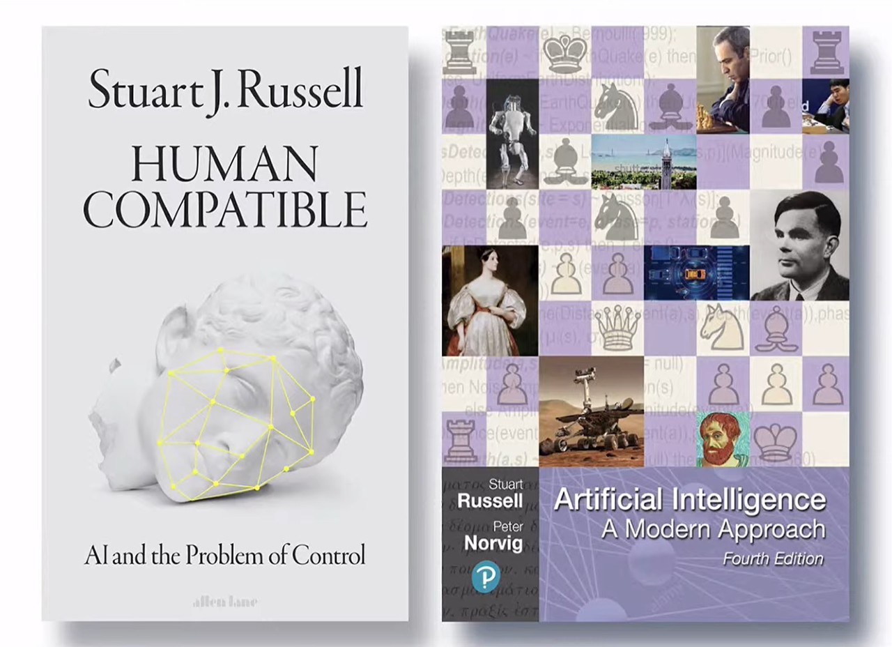 스튜어트 러셀 교수가 집필한 책들(출처=행사 캡처)