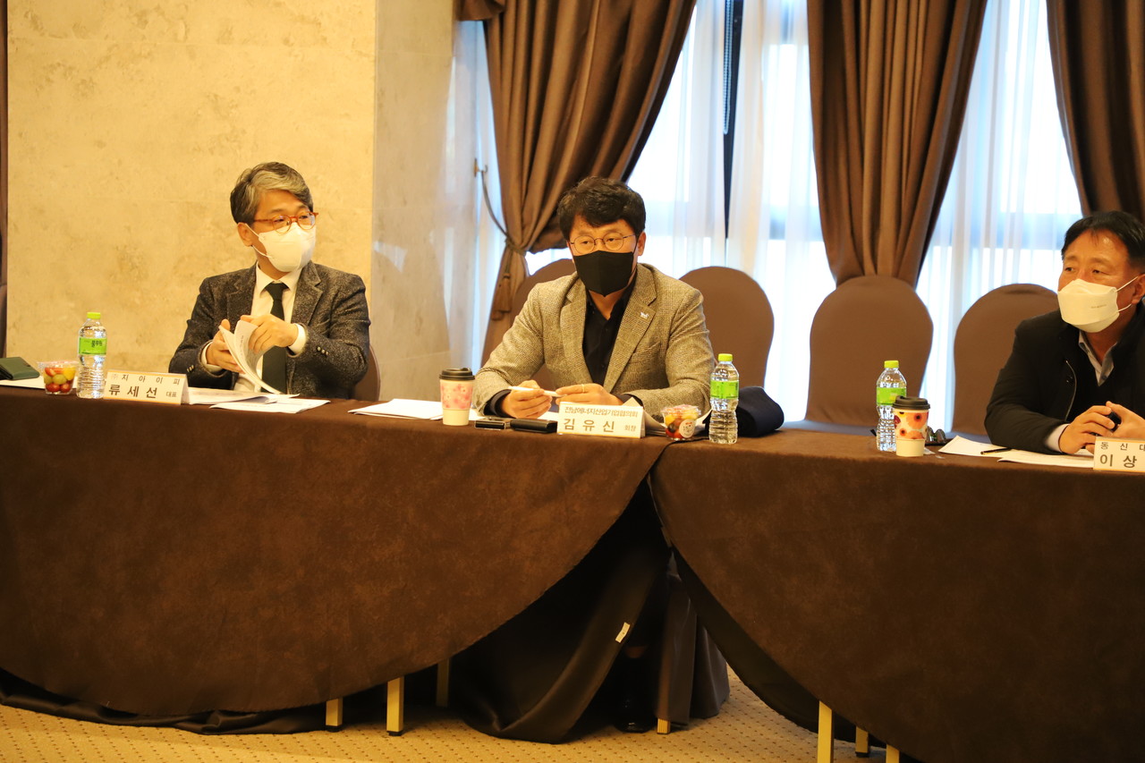 김유신 전남에너지산업기업협의회 회장은 투자 유치에 성공한 기업들을 대상으로 질적으로 높일 수 있는 기회를 제공해야 한다고 말했다. (사진=나호정 기자).