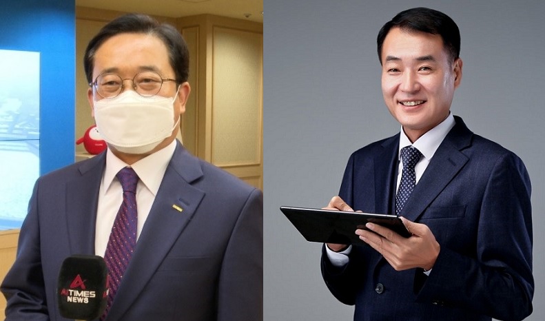 사단법인 글로벌 인공지능융합협회(G-AICTA)가 23일 정식 출범했다. 초대 공동회장에는 광주 AI 기업 '리딤'을 이끌고 있는 강호성 대표(왼쪽)와 굴지의 기업인으로 불리는 김기영 태영에스엔티 대표이사(오른쪽)가 선출됐다. 강호성 공동회장은 취임사를 통해 "글로벌 AI융합협회는 한국ICT융합협회의 부설 기관인 글로벌인공지능융합센터의 사명을 이어받아 탄생했다"며 "국내외 역할 확대를 위해 새롭게 출범했다. 앞으로 협회는 AI를 통해 국가가 성장하고, 인간의 생활이 보다 더 윤택해질 수 있도록 최선의 노력을 다하겠다"고 밝혔다. (사진=AI타임스).