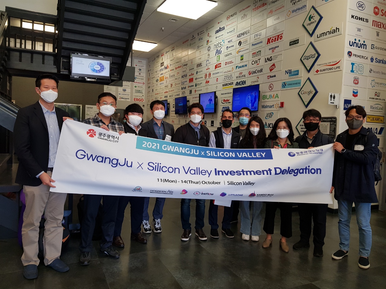 광주광역시는 지난 10월 10일부터 4박6일 일정으로 미국 실리콘 밸리를 다녀온 광주 AI 기업 6개사로 구성된 실리콘밸리 투자유치단이 해외 진출 관련  다양한 분야 소기의 성과를 달성했다고 밝혔다. (사진=광주광역시 제공).