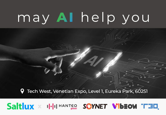 솔트룩스는 매회 CES에 참가해 세계인들을 대상으로 신기술을 공개하고 있다. 솔트룩스 전시관 내 광주 AI 기업인 티쓰리큐의 부스도 마련된다. (사진=솔트룩스 제공).