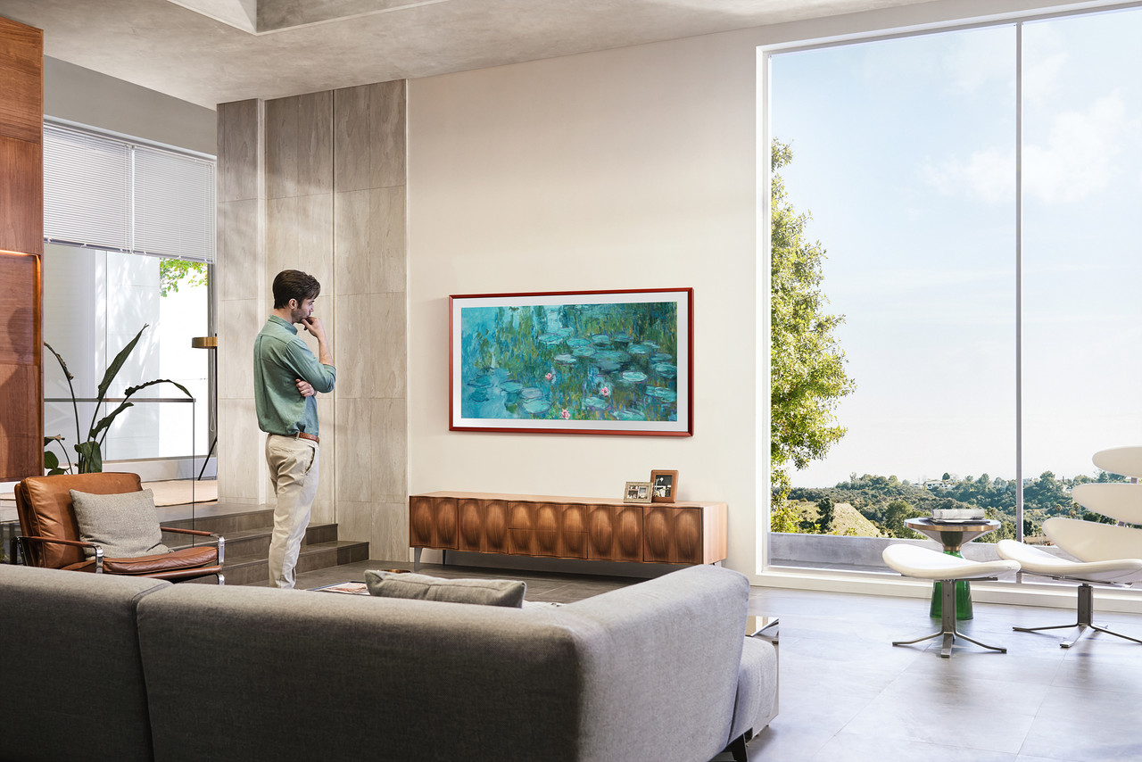 삼성전자가 CES 2022에서 공개할 2022년형 더 프레임 라이프스타일. (사진=삼성전자 제공).