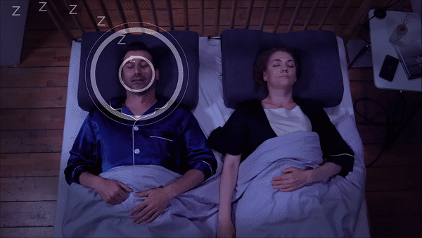 슬립테크 전문 스타트업 '메텔'이 개발한 인공지능(AI) 스마트 베개 '제레마'는 코골이 소리를 감지한 후에 사용자 체형 맞춤형으로 베개 높이를 조절해준다. (영상=H-FLEX 유튜브).