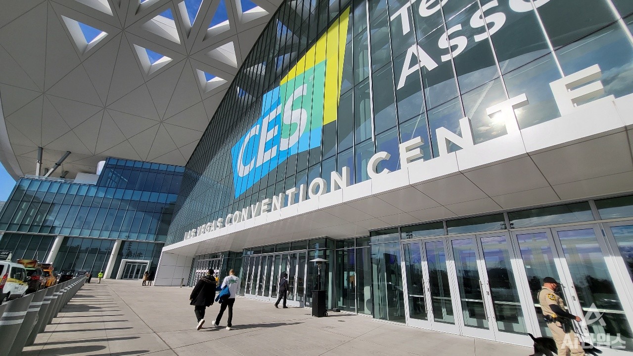 'CES 2022' 메인 전시장인 라스베이거스 컨벤션센터(LVCC). (사진=윤영주 기자).