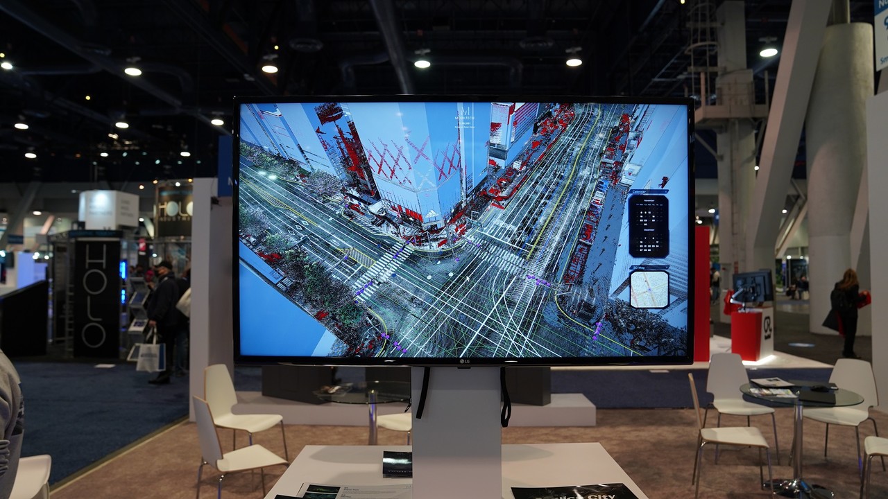 모빌테크가 자체 개발한 3차원 공간정보를 편리하게 활용할 수 있는 뷰어 프로그램. (사진=모빌테크 제공).