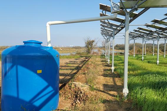 당진 농업 기술원 SSP 설치 전경 2 – 집수시스템+집수조