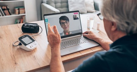 오므론 헬스케어에서는 이번 CES 2022에서 원격 모니터링 시스템인 '바이탈 사이트'를 선보였다. 환자의 일자별 상태를 시기 적절하게 파악할 수 있다는 강점이 있다. (사진=시사통신).