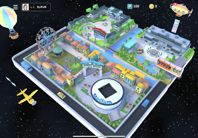 이투스교육 메타버스 플랫폼인 엘리펀 월드이미지. (사진=