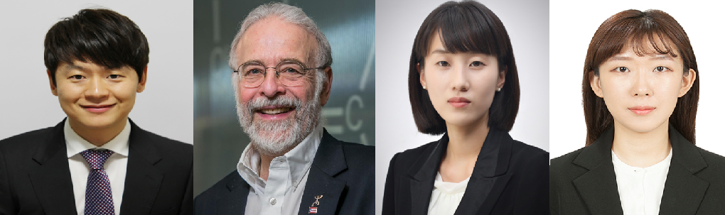 (왼쪽부터) 유승호 고려대 화공생명공학과 교수, 헥터 아부르냐 코넬대 교수, 엄지현 박사, 김애화 박사. (사진=고려대)