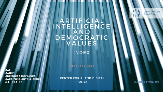 한국이 인공지능디지털정책센터가 주관한 '2021 인공지능 민주적 가치 지수'에서 1등급을 받았다. (사진=인공지능디지털정책센터 홈페이지 캡쳐)
